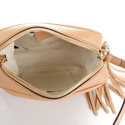 Gucci Pebbled Calfskin Small Soho Disco Bag Camelia 5 of 7