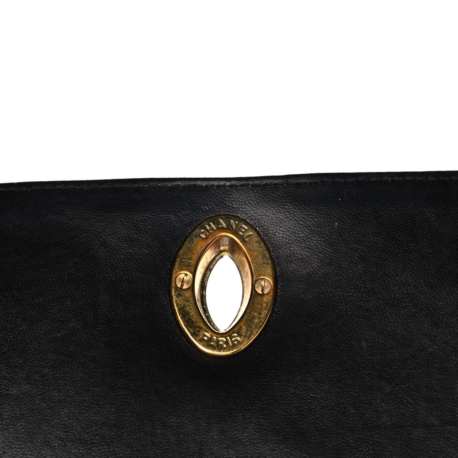 Chanel Lambskin Quilted Single Flap Bag Black 7 of 12