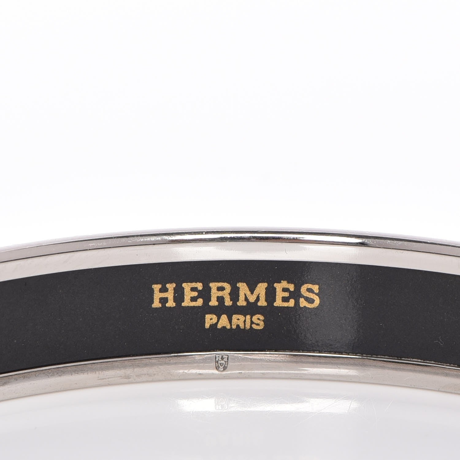 Hermes Enamel Printed Narrow Bracelet 70 6 of 7