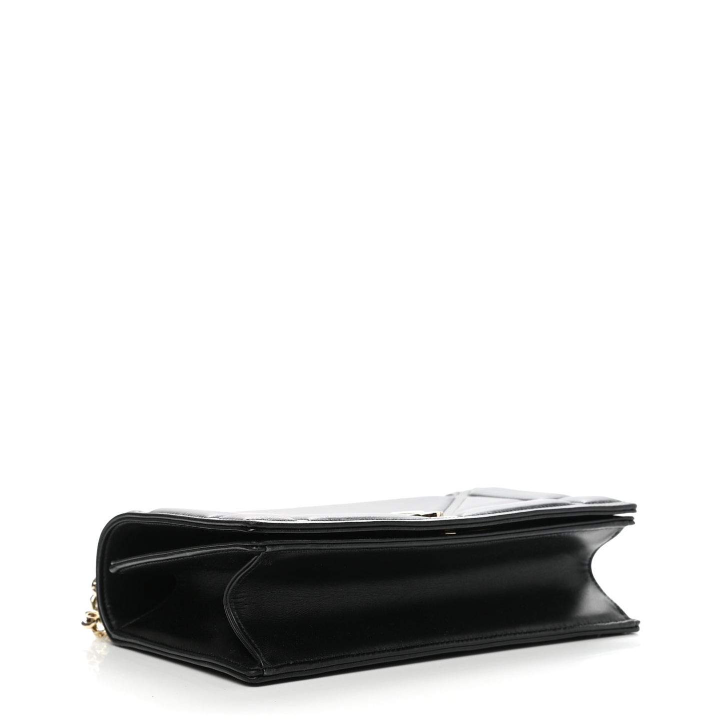 Lambskin Medium Diorama Flap Bag Black