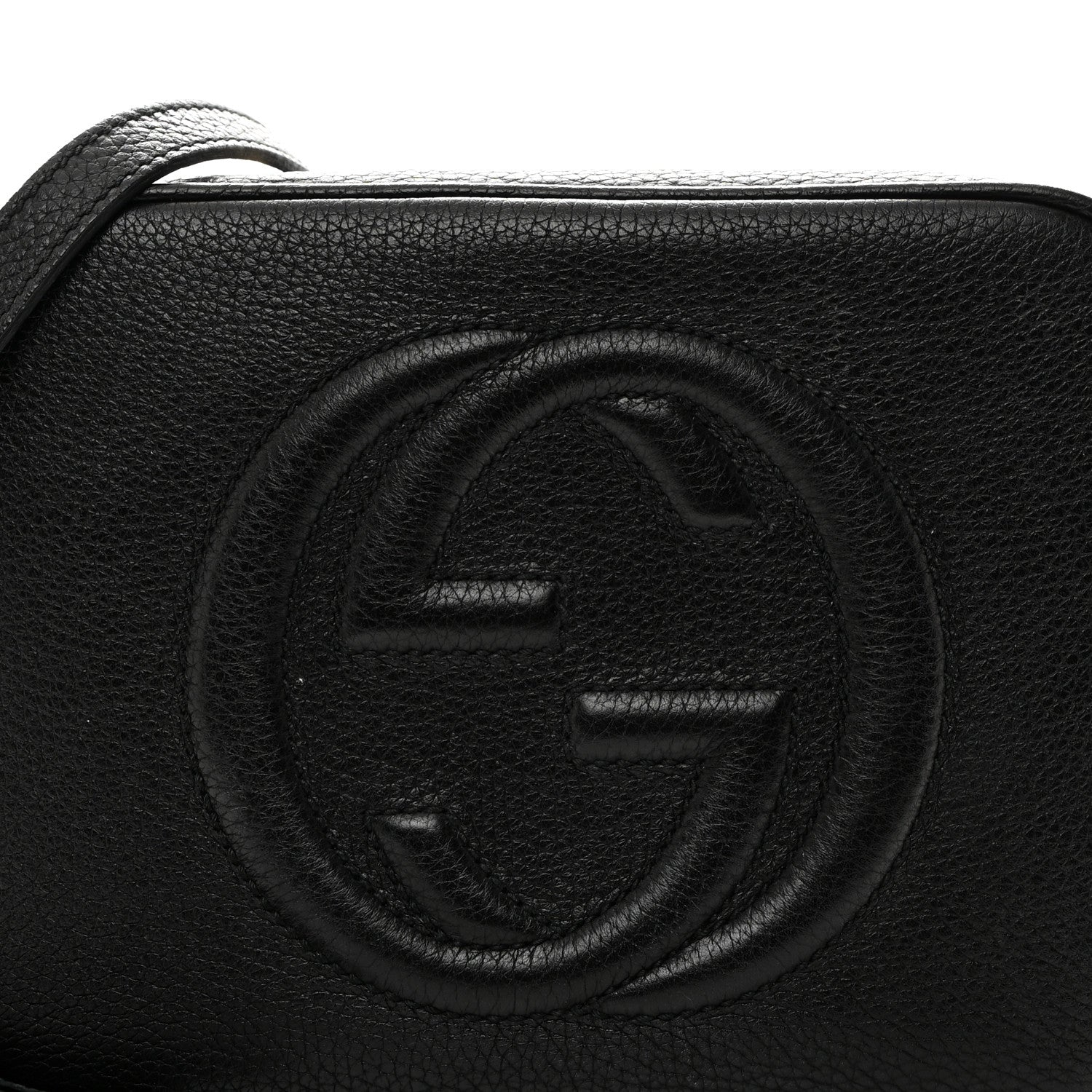 Gucci Pebbled Calfskin Small Soho Disco Bag Black 8 of 10