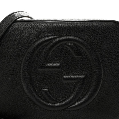 Gucci Pebbled Calfskin Small Soho Disco Bag Black 8 of 10