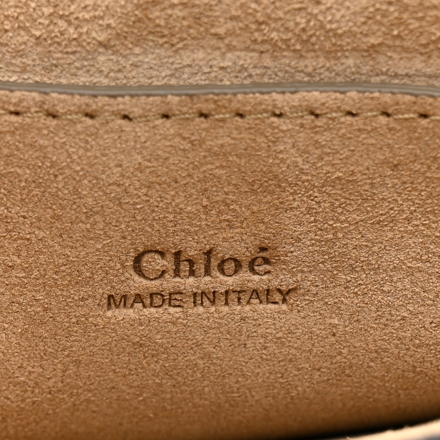 Suede Calfskin Small Faye Shoulder Bag Tobacco