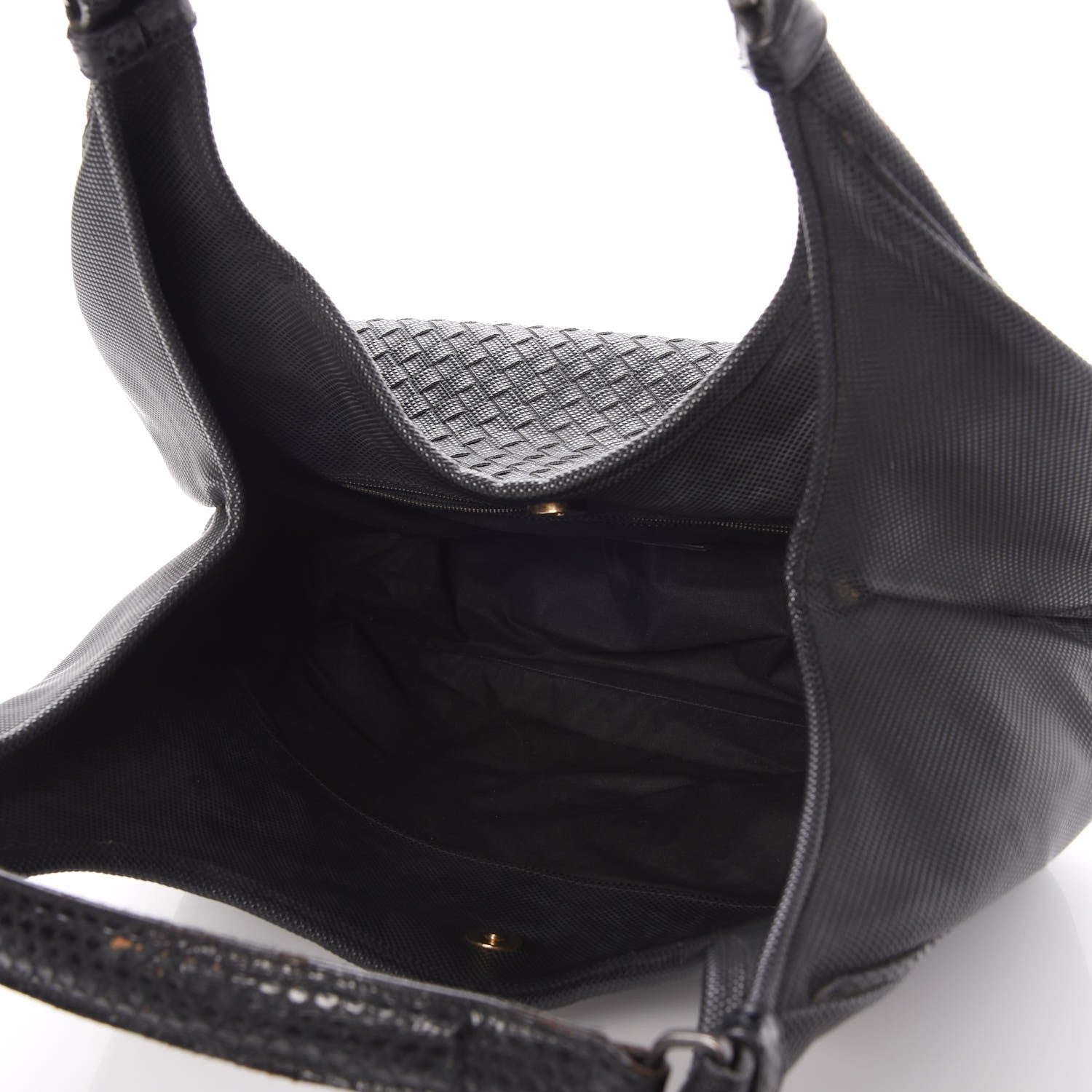 Bottega Veneta Nappa Intrecciato Moondust Medium Campana Nero Black 6 of 8