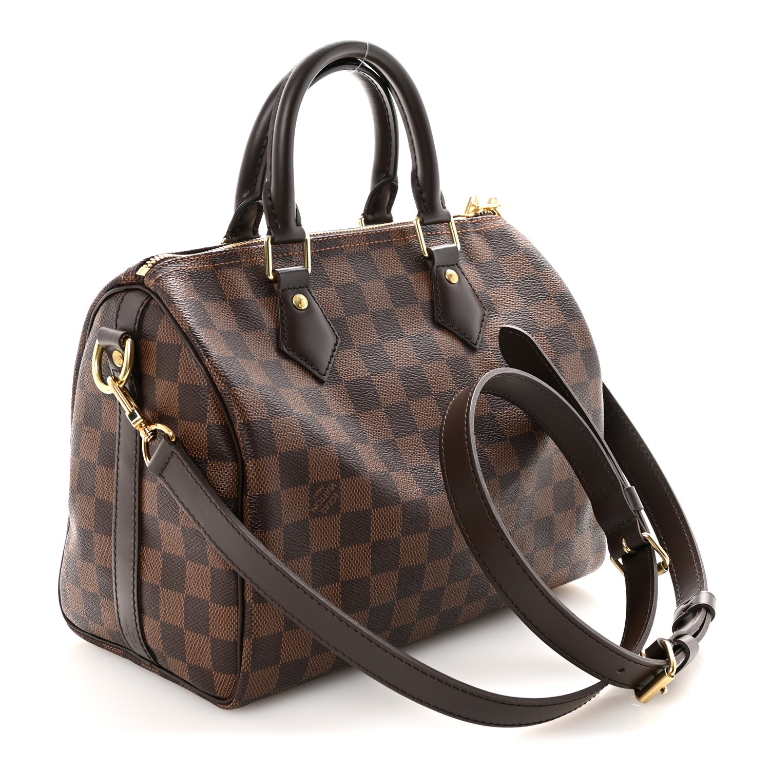 Louis Vuitton Damier Ebene Speedy Bandouliere 25 3 of 10