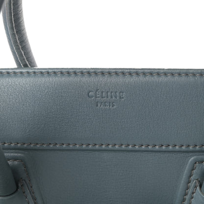 Celine Supple Calfskin Medium Phantom Luggage Slate Blue 6 of 22