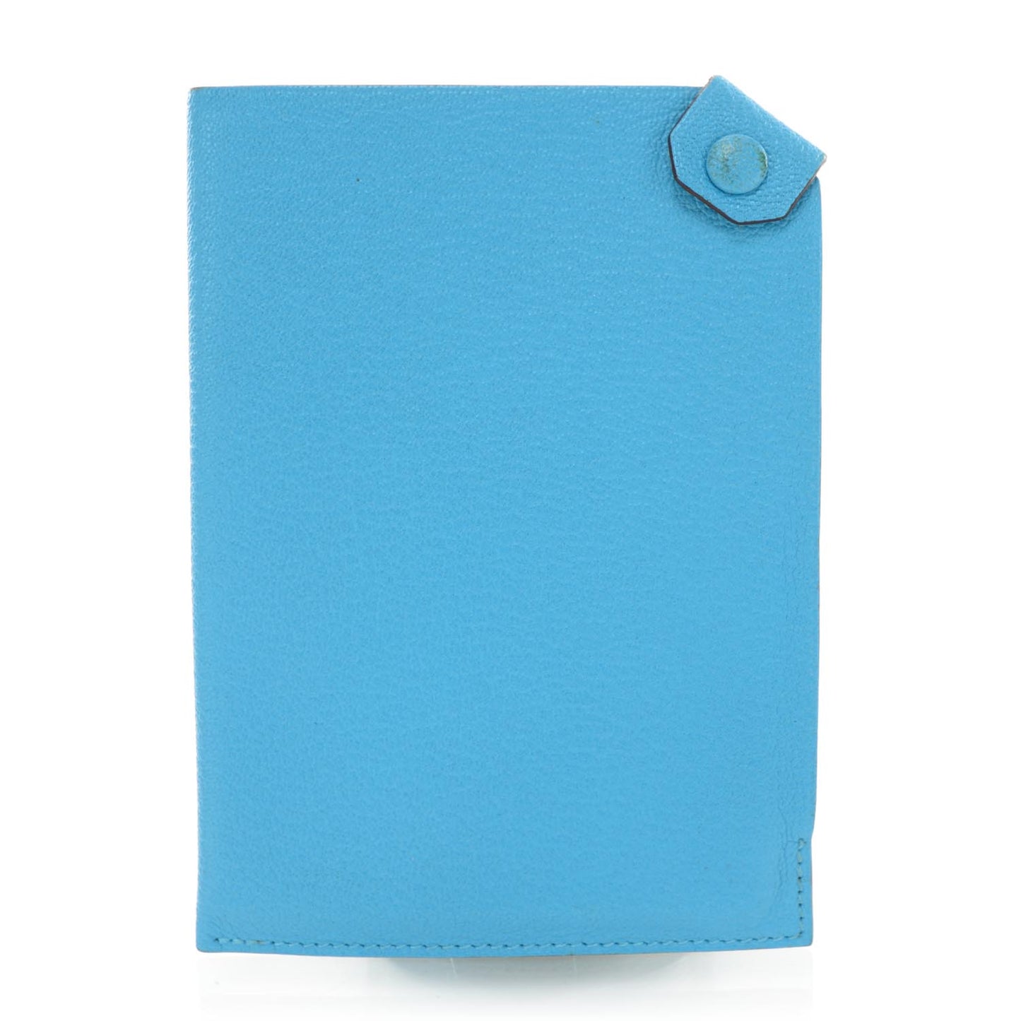 Chevre Mysore Tarmac PM Passport Holder Bleu Azteque