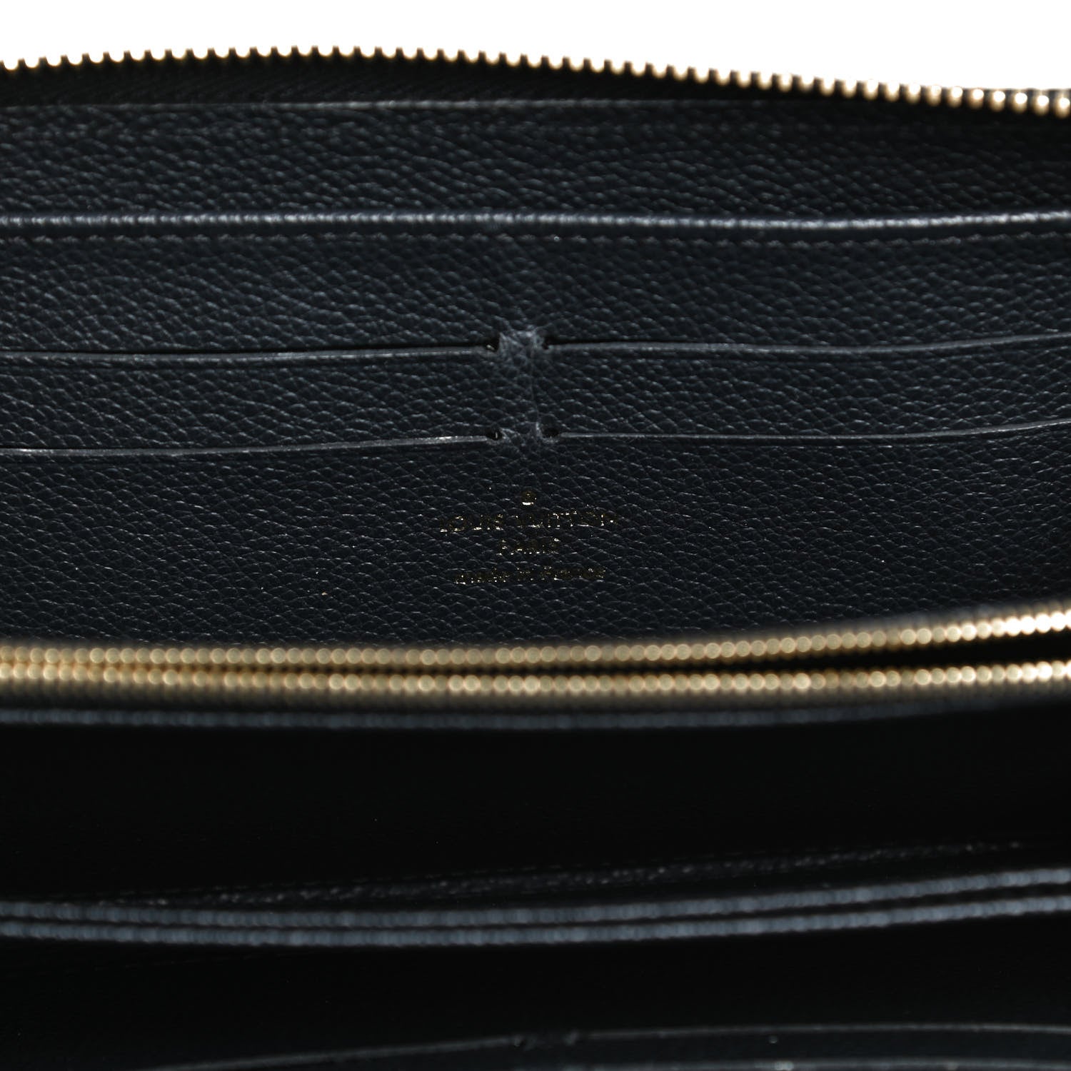 Louis Vuitton Empreinte Zippy Wallet Black 6 of 8