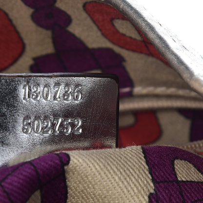 Gucci Guccissima Medium Abbey Shoulder Bag Silver 7 of 13