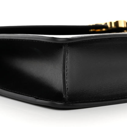 Celine Shiny Calfskin Triomphe Margo Wallet on Chain Black 9 of 12