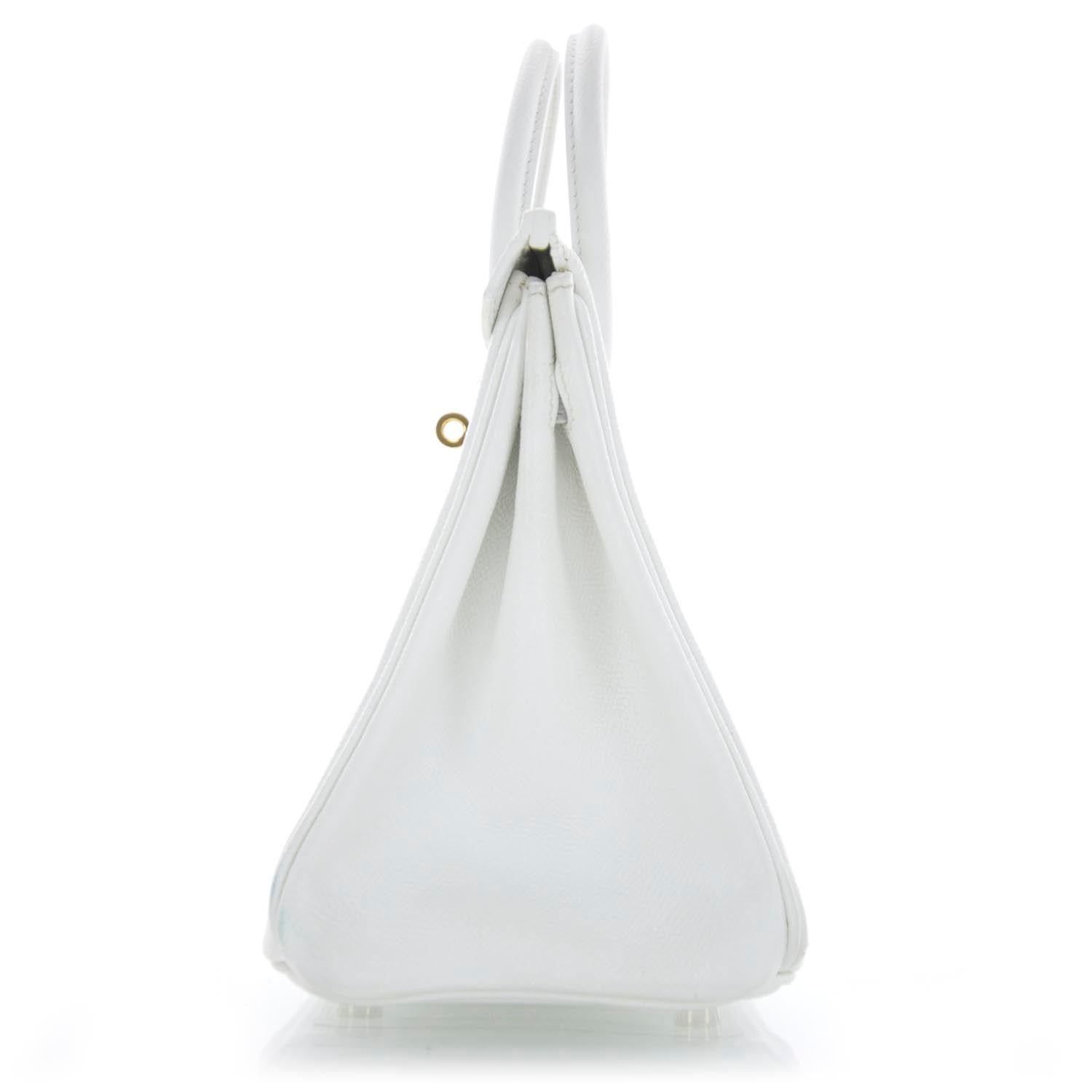 Hermes Epsom Birkin 25 Blanc 4 of 10