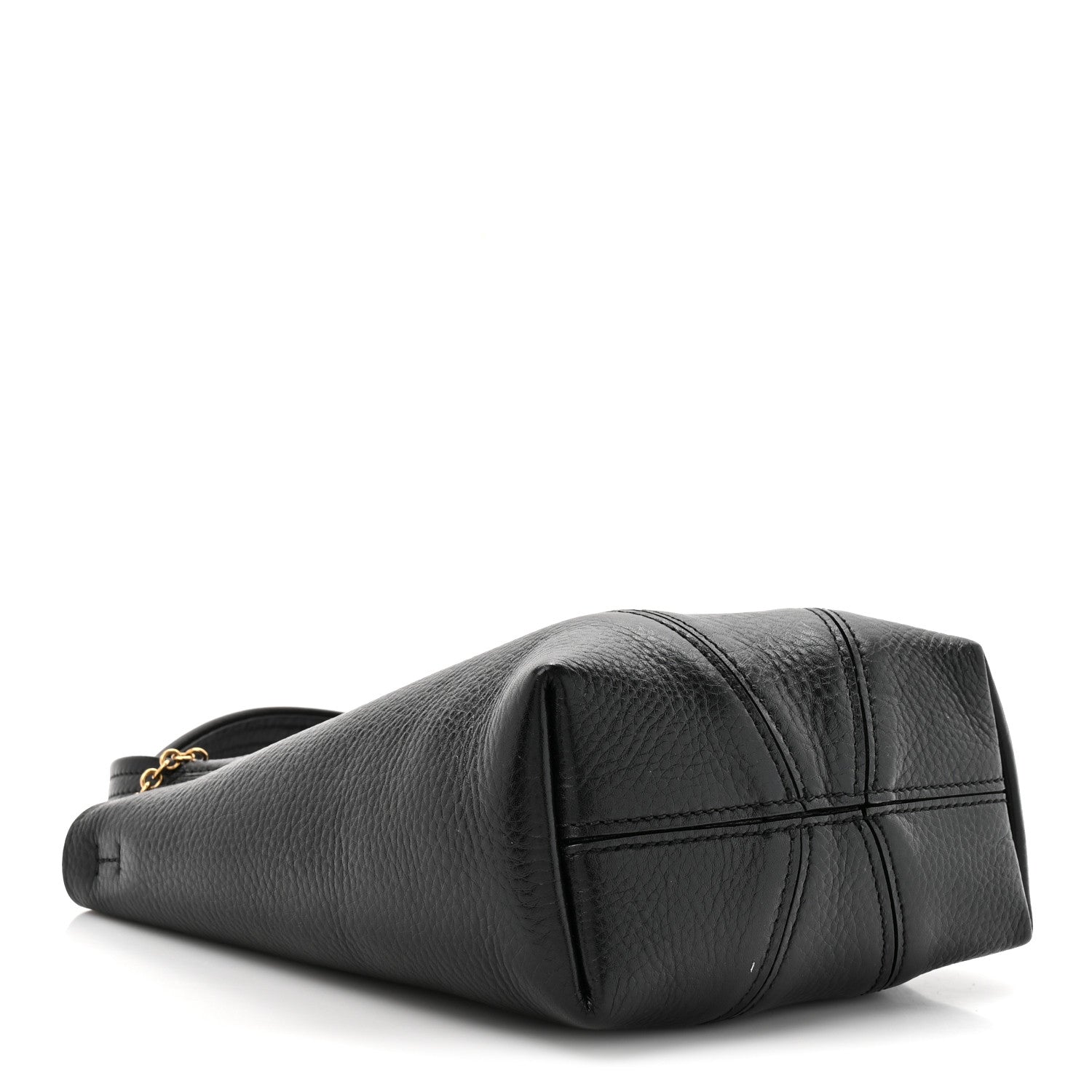 Chloe Grained Calfskin Small Spin Tote Black 4 of 10