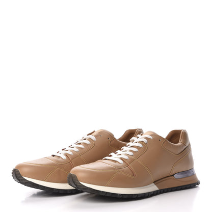 Louis Vuitton Calfskin Mens Run Away Sneakers 10 Tan 2 of 8