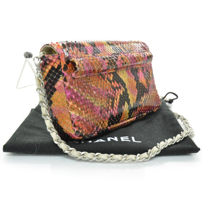 Chanel Python Convertible 3 Way Belt Bag Multicolor 2 of 8