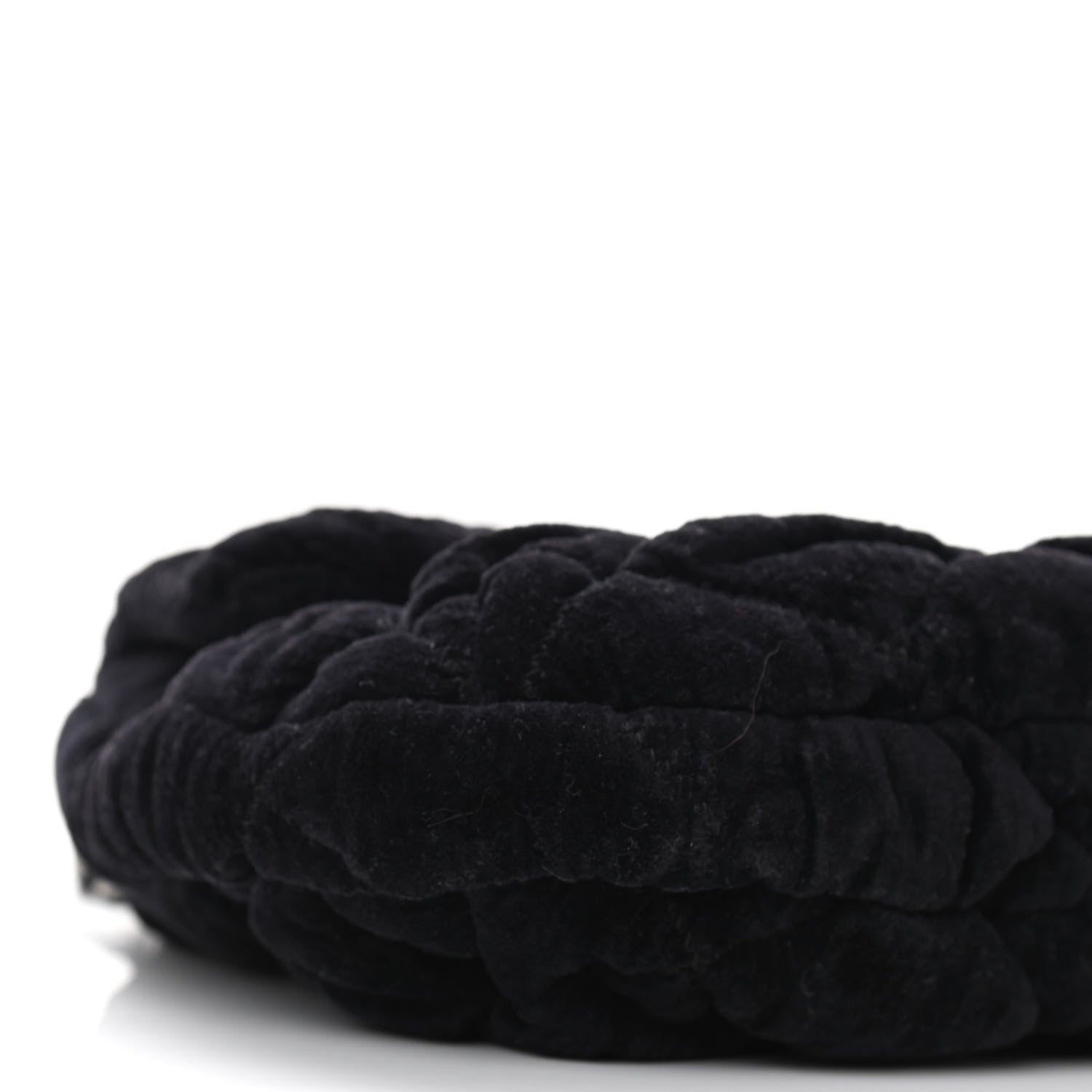Chanel Velvet Mini Bubble Quilt Flap Black 7 of 8