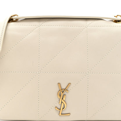 Saint Laurent Lambskin Matelasse Monogram Mini Jamie 4.3 Blanc Vintage 8 of 10