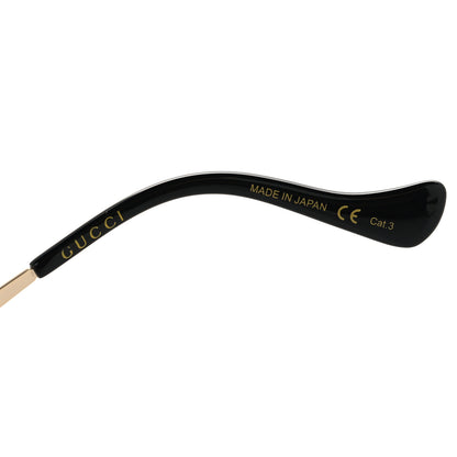 Gucci Metal Navigator Square Sunglasses GG1087S Gold Black 6 of 7