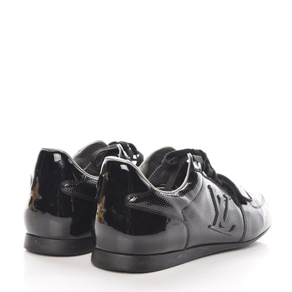 Louis Vuitton Patent Calfskin Sneakers 9 Black 4 of 14