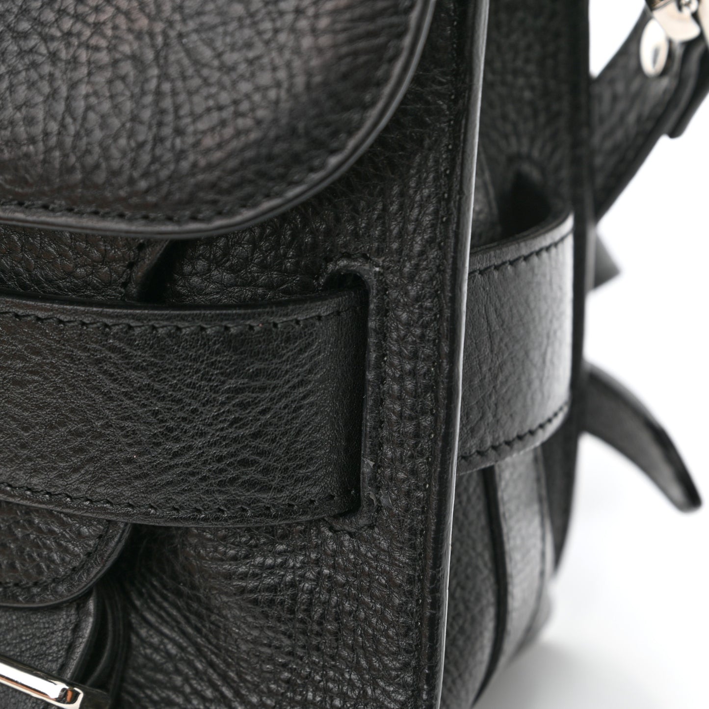 Smooth Calfskin Mini PS11 Classic Shoulder Bag Black