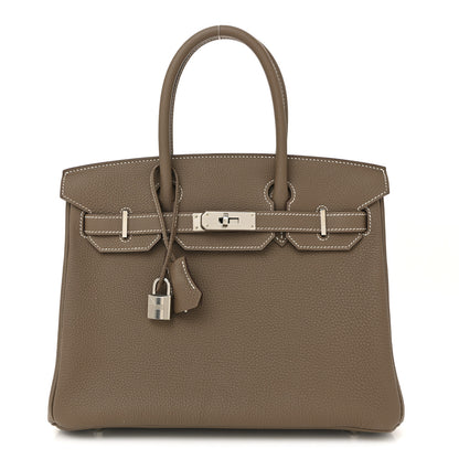 Hermes Togo Birkin 30 Etoupe 1 of 12