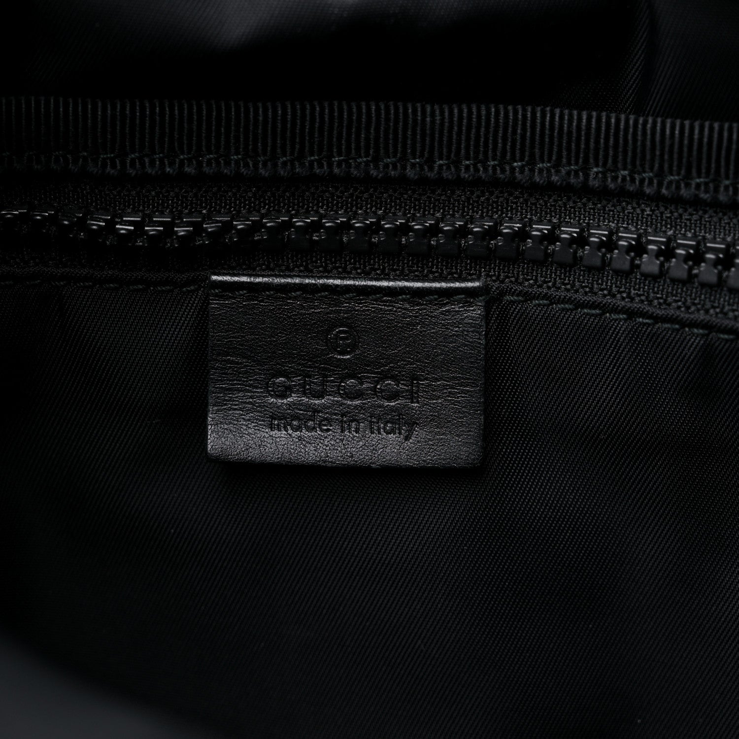 Gucci Techno Canvas Web L'Aveugle Par Amour Embroidered Double Buckle Backpack Black 6 of 18