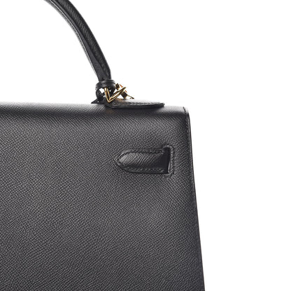 Hermes Epsom Kelly Sellier 32 Black 11 of 45