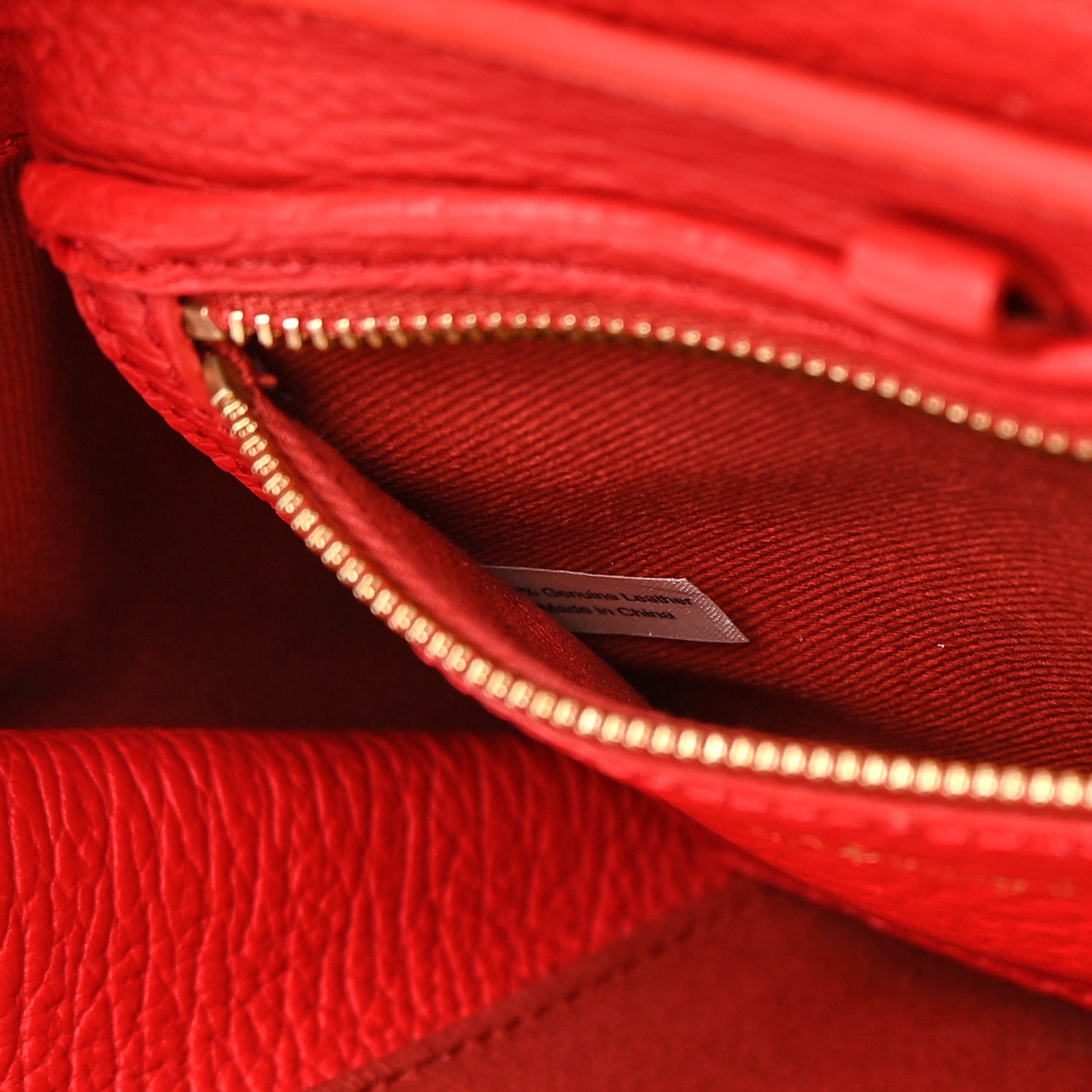 Textured Calfskin Mini Pashli Satchel Red