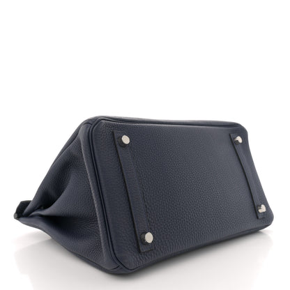 Hermes Togo Birkin 30 Bleu Nuit 4 of 10