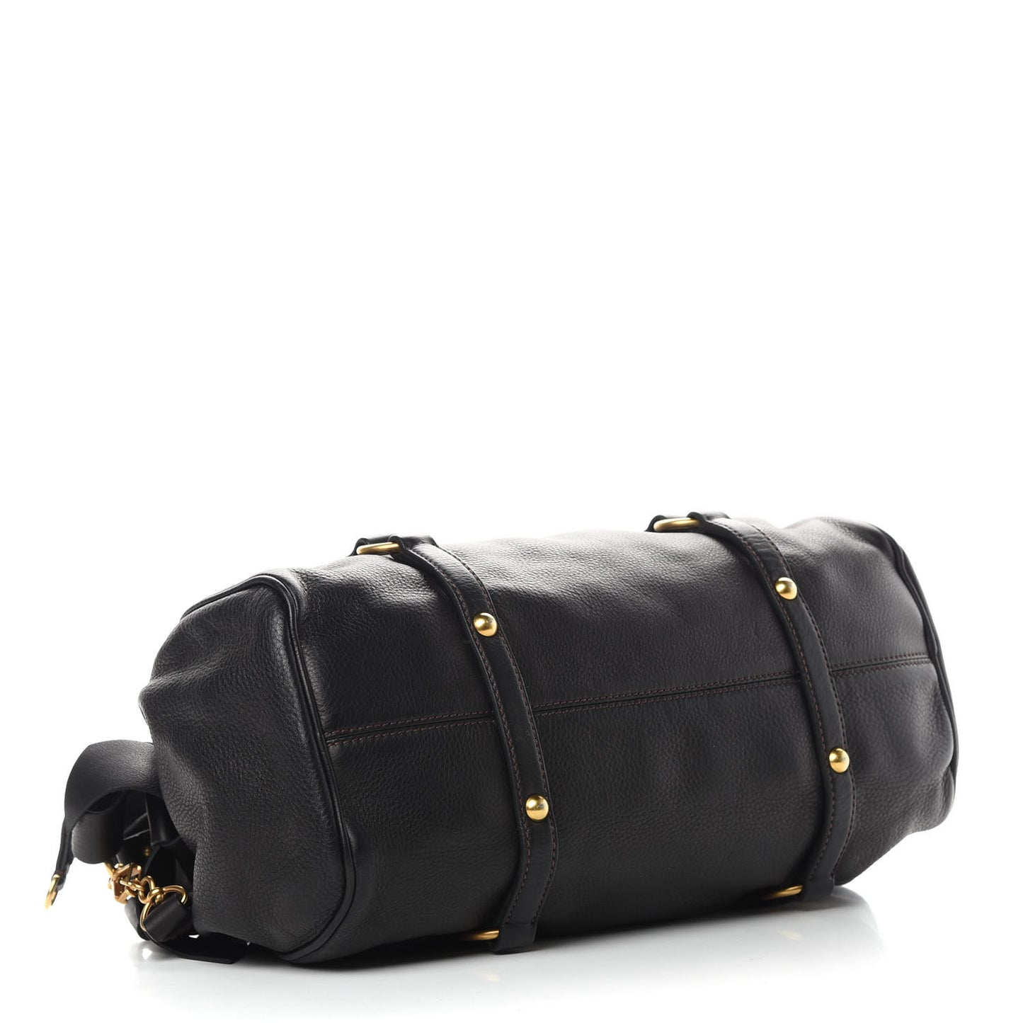 Vitello Medium Bow Bag Black