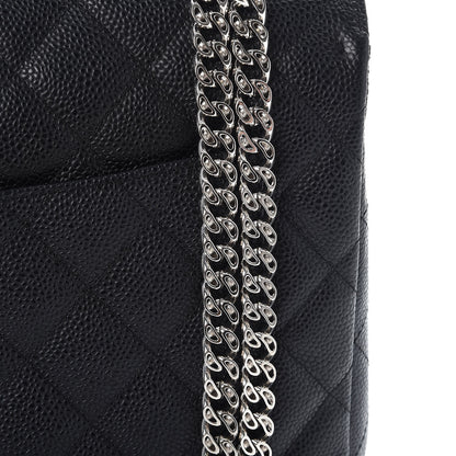 Chanel Caviar Quilted Jumbo Single Flap Bijoux Chain Black 9 of 9