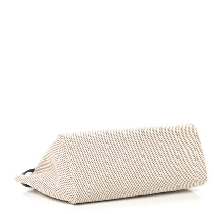 Hermes Toile Vache Calfskin Herbag Cabas PM Natural Black 4 of 10