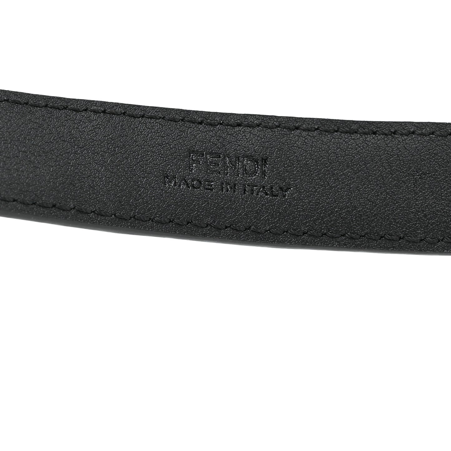 Vitello Century Bi-Color FF 1974 Embossed 2CM Belt 75 30 Maya Black