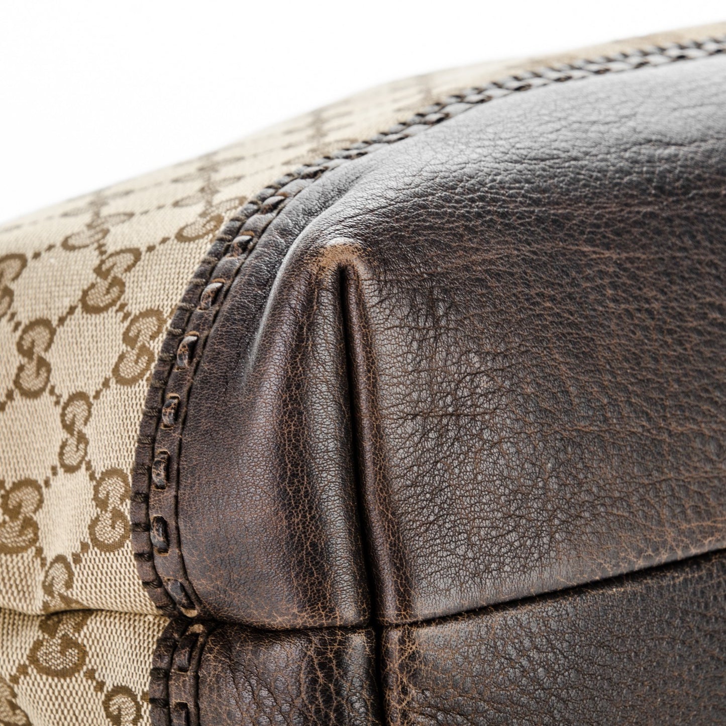 Monogram Medium Laidback Crafty Tote Dark Brown