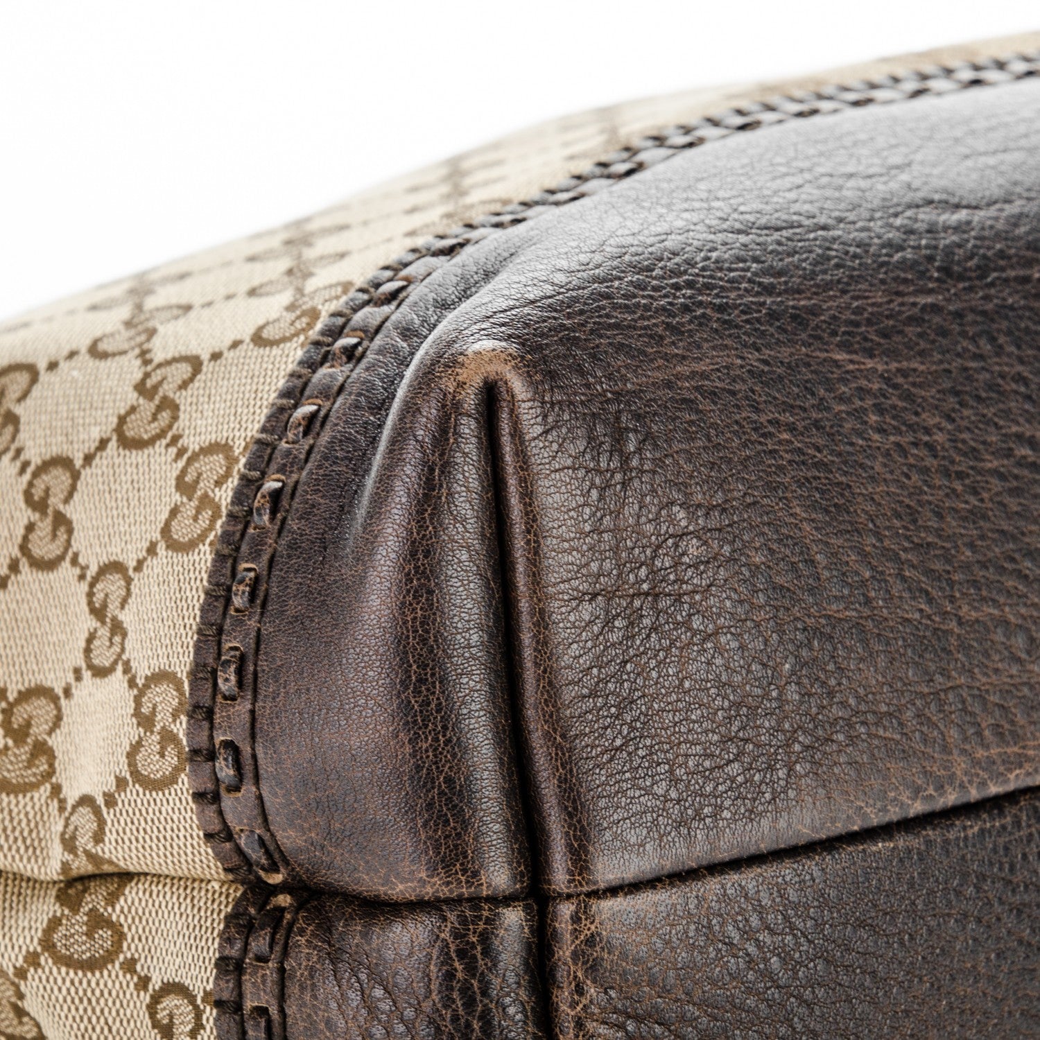 Gucci Monogram Medium Laidback Crafty Tote Dark Brown 5 of 12