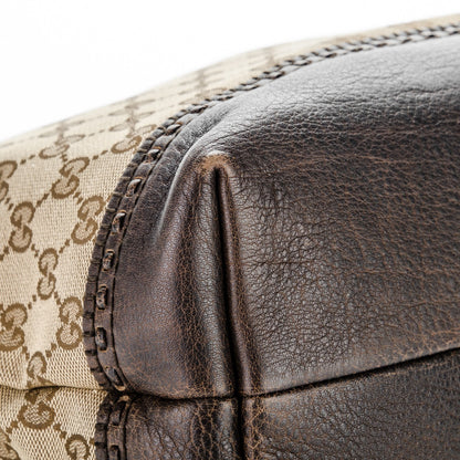 Gucci Monogram Medium Laidback Crafty Tote Dark Brown 5 of 12