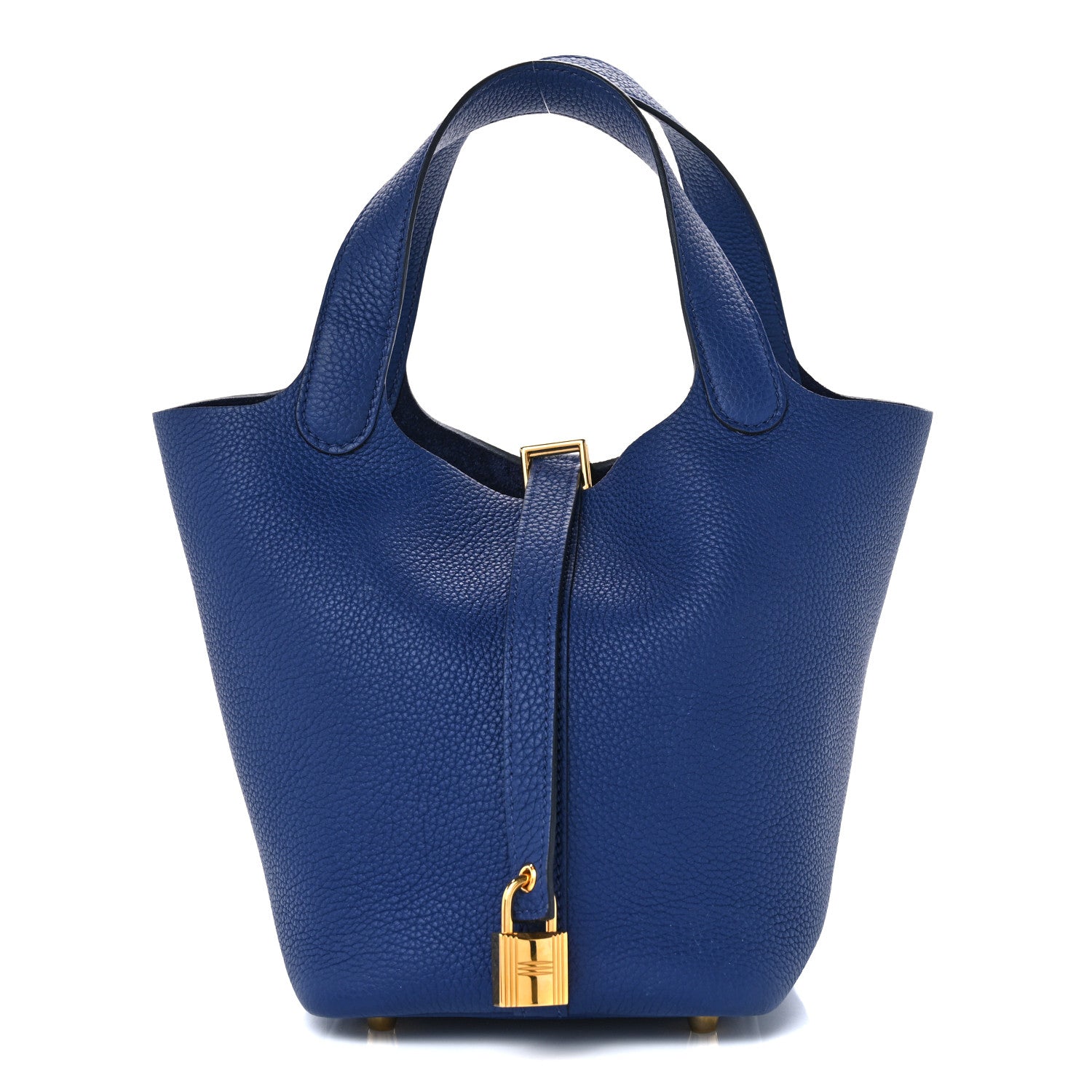 Hermes Taurillon Clemence Picotin Lock 18 PM Bleu Encre 1 of 10