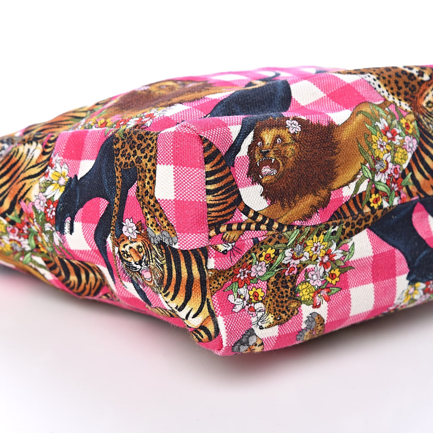 Gucci Canvas Kids Tiger Print Tote Multicolor 5 of 10