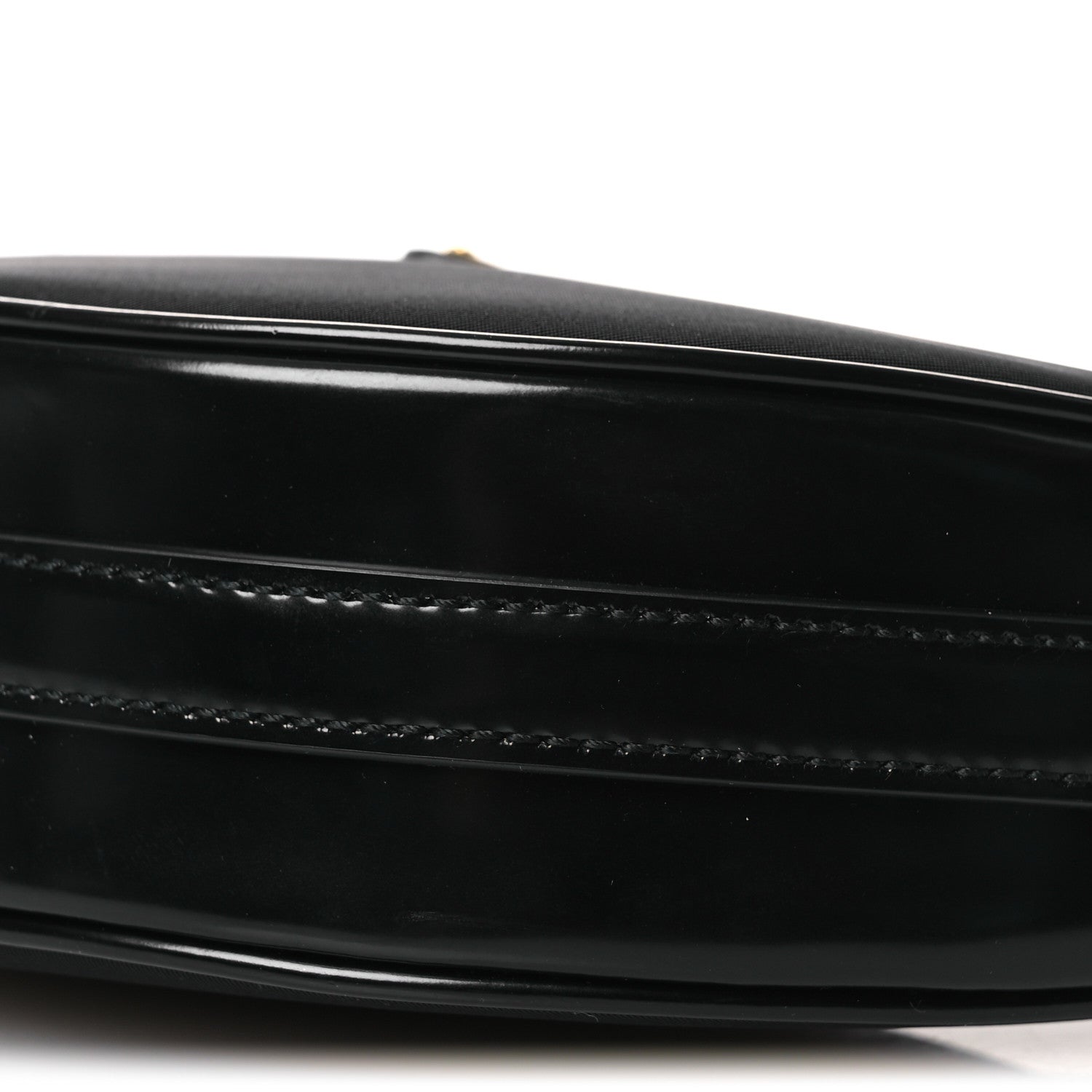 Prada Re-Nylon Spazzolato Mini Arque Shoulder Bag Black 10 of 10