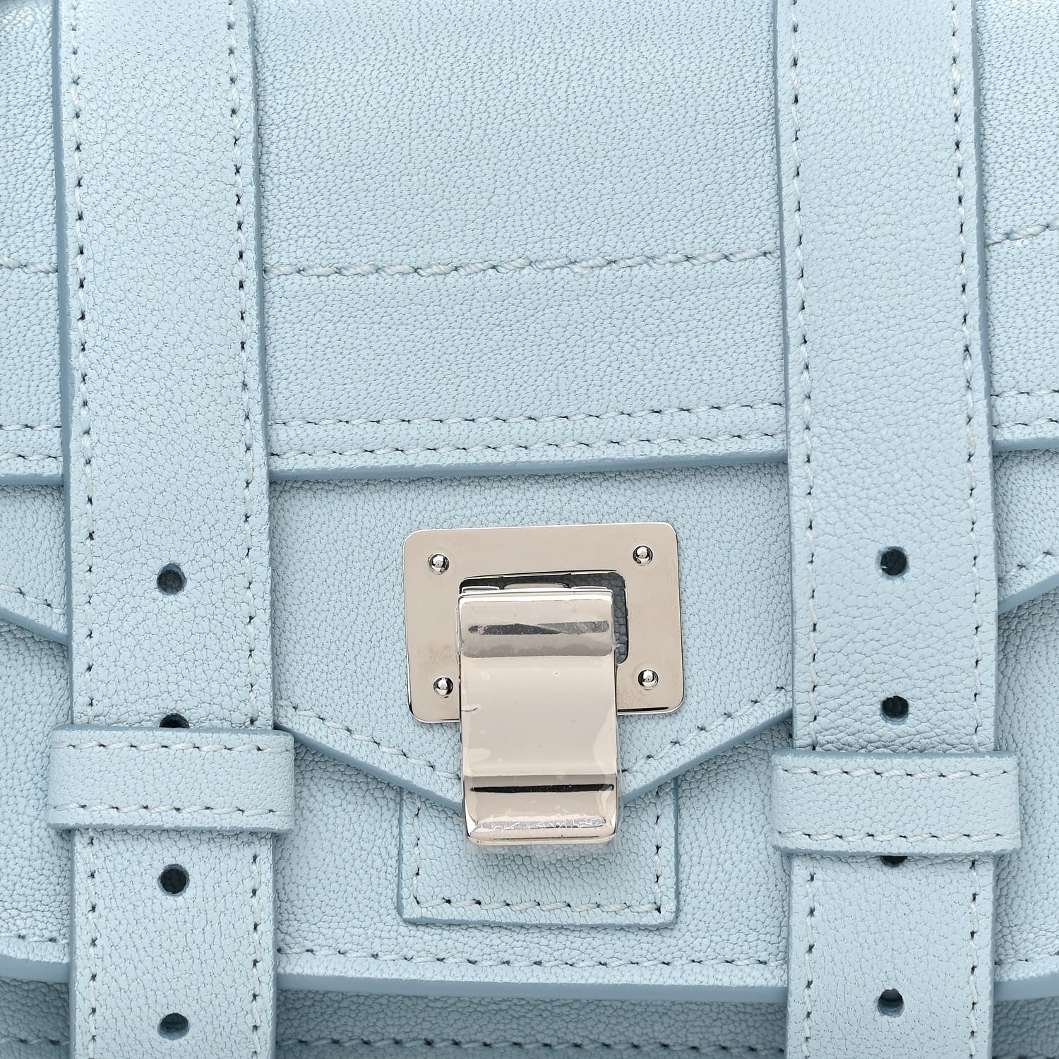 Proenza Schouler Lambskin Micro PS1 Satchel Baby Blue 8 of 10
