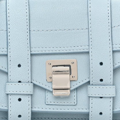 Proenza Schouler Lambskin Micro PS1 Satchel Baby Blue 8 of 10