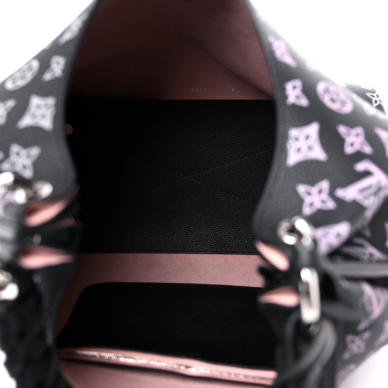 Louis Vuitton Mahina Carmel Hobo PM Black 5 of 8