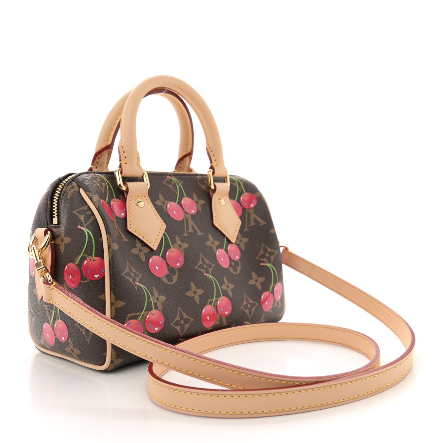 Louis Vuitton LV X TM Monogram Cerises Speedy Bandouliere 20 3 of 10