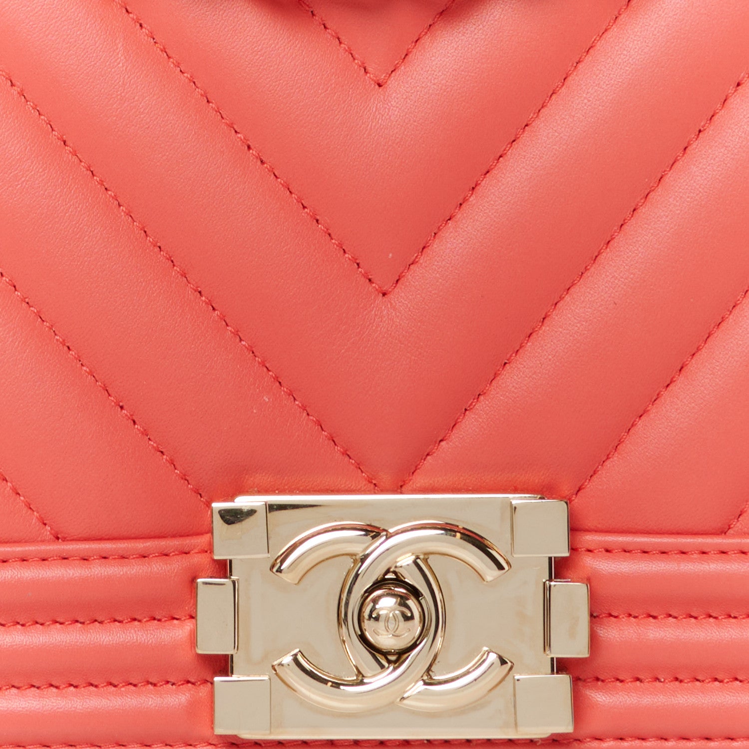 Chanel Lambskin Chevron Quilted Medium Boy Flap Pink 8 of 11