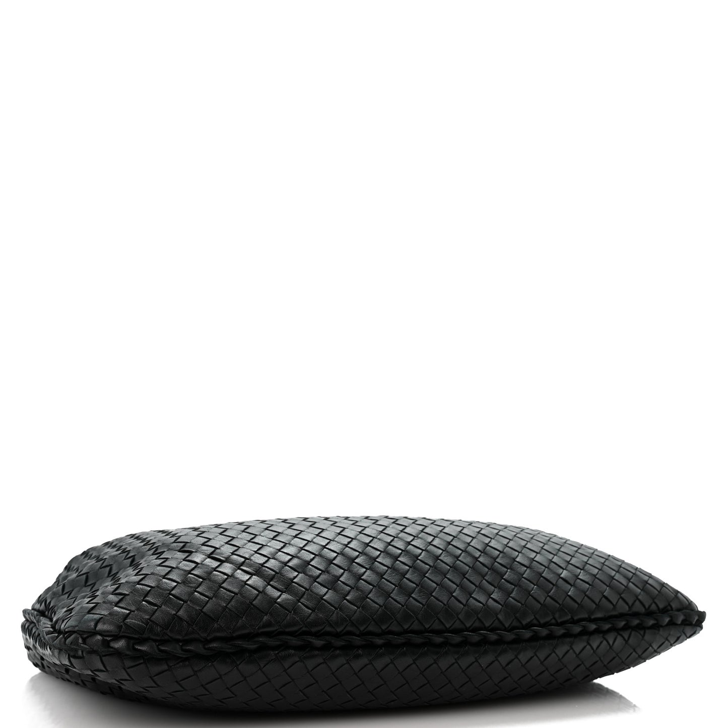 Nappa Intrecciato Large Veneta Hobo Black