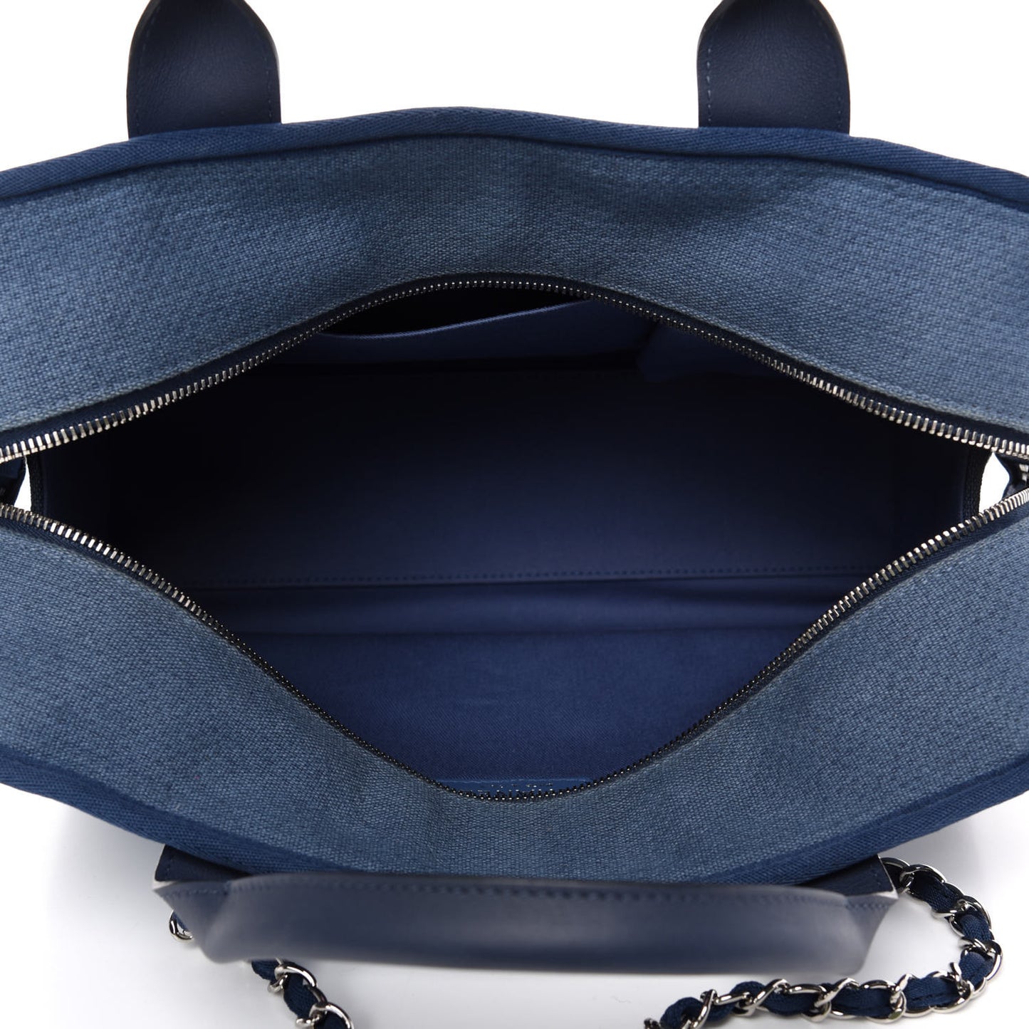 Denim Deauville Bowling Bag Blue