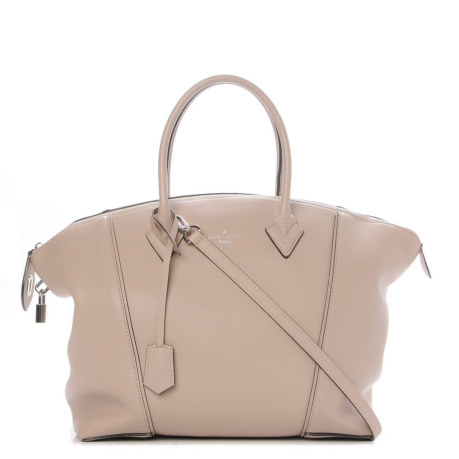 Louis Vuitton Veau Cachemire Soft Lockit MM Galet 1 of 8