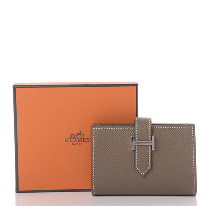 Hermes Epsom Mini Bearn Wallet Etoupe 8 of 8
