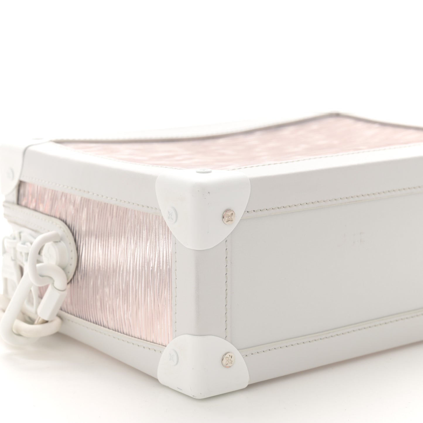 Calfskin PVC Epi Plage Soft Trunk Optic White