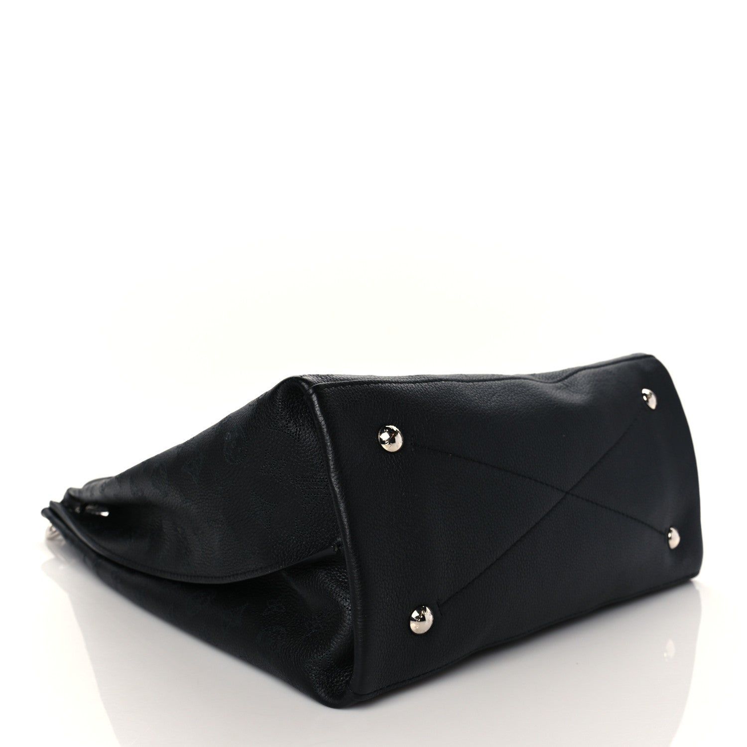 Louis Vuitton Mahina Carmel Hobo Black 4 of 9