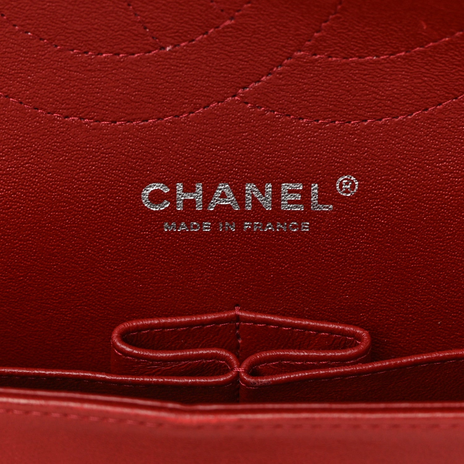 Chanel Lambskin Quilted Jumbo Double Flap Red 6 of 20
